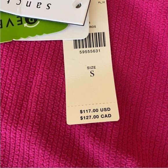 Anthropologie Sanctuary Lace-Up One-Piece Pink Swimsuit S - Picture 11 of 11